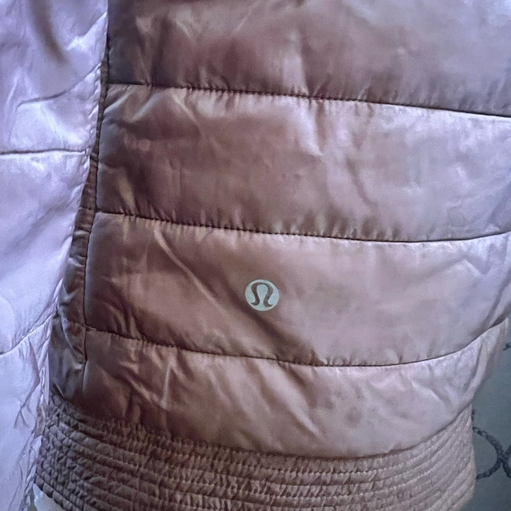 Lululemon The Bomb Bomber Jacket Bark Berry / Heathered Bark Berry 6